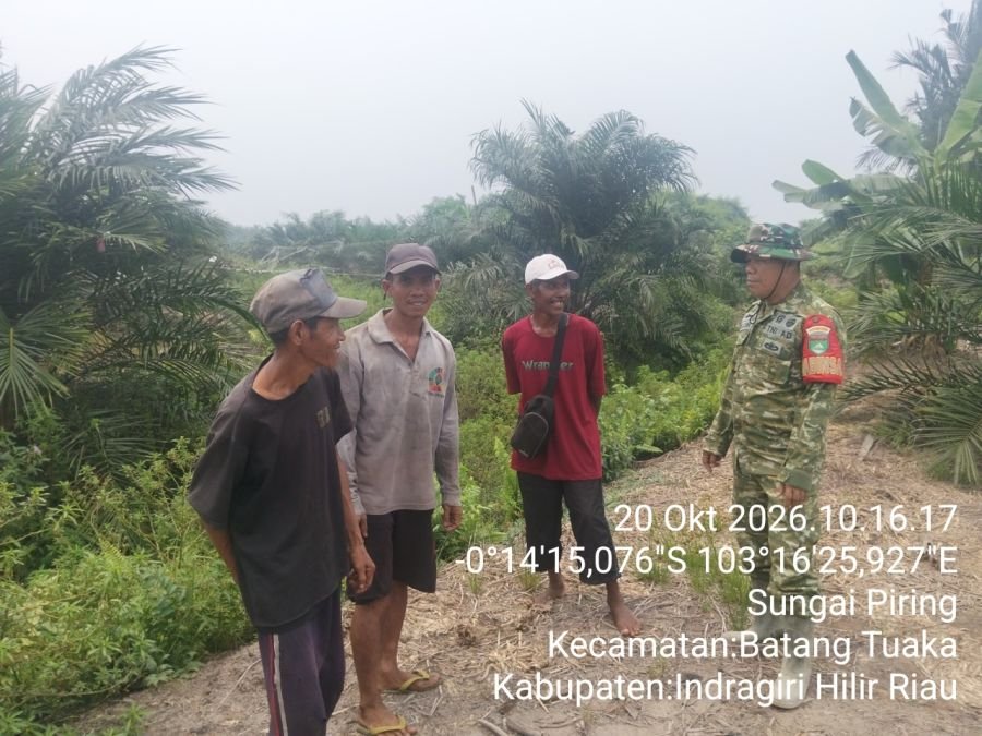 Babinsa Koramil 12/BTK Gelar Sosialisasi dan Patroli Karhutla, Tak Ada Api maupun Asap
