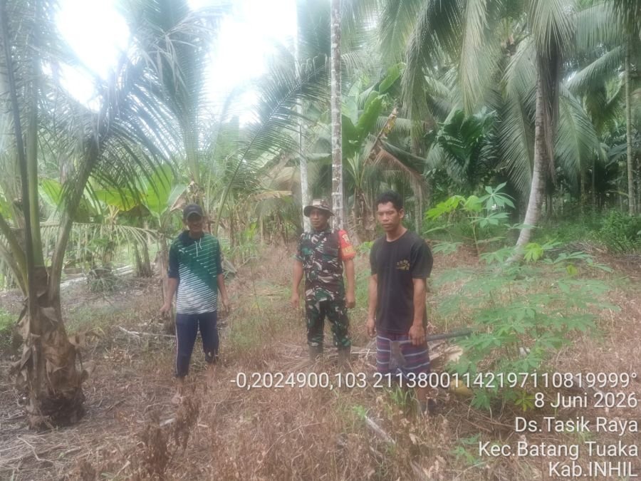 Babinsa Koramil 12/BTK Sisir Tapal Batas, Titik Api Nihil