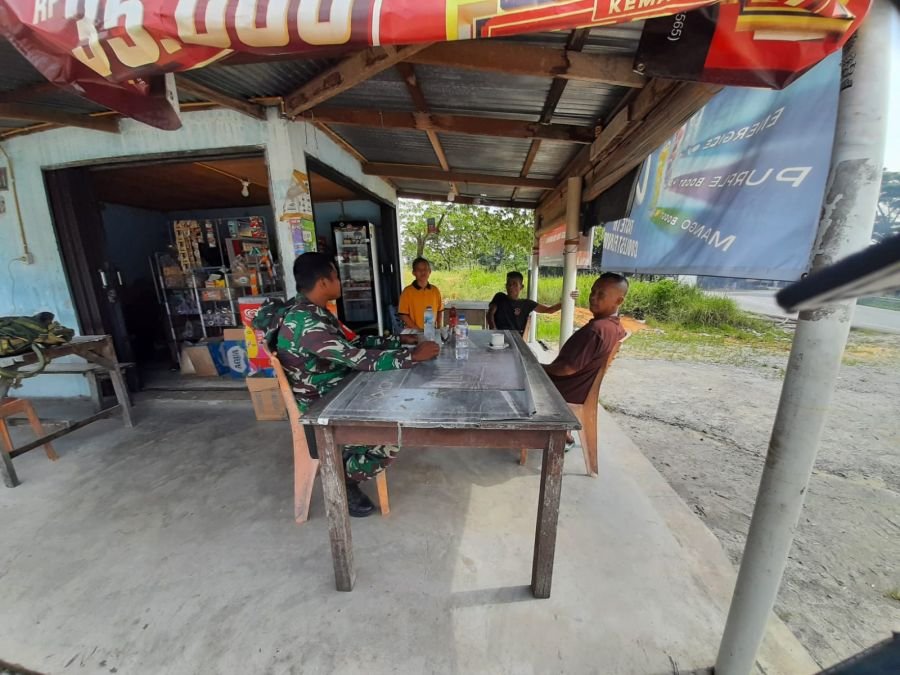 Babinsa Perkuat Sinergi, Serap Aspirasi Warga Batu Bersurat