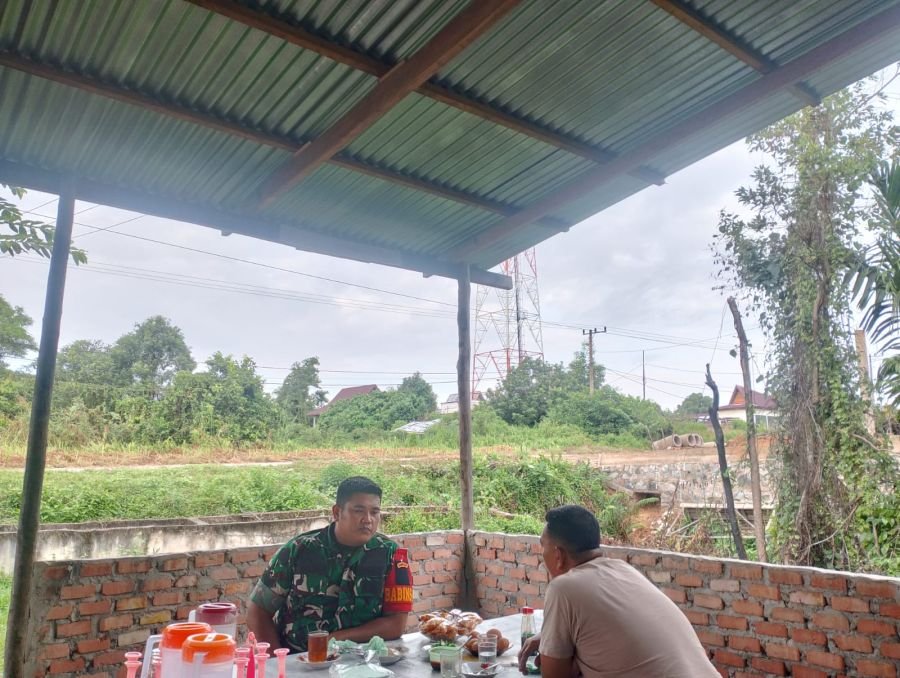 BABINSA KORAMIL 12/XIII KOTO KAMPAR LAKSANAKAN KOMSOS DI BATU BERSURAT