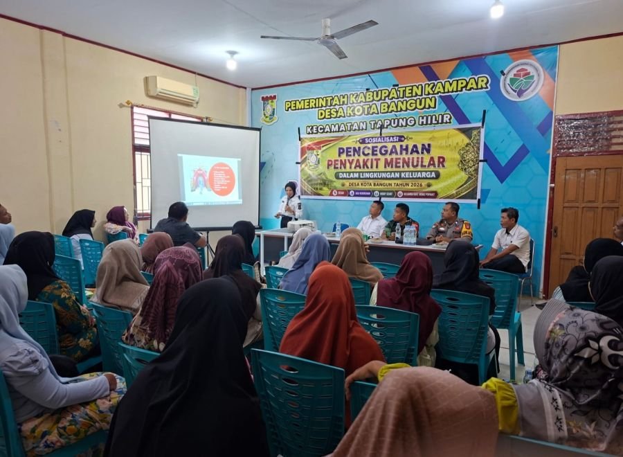 Babinsa Koramil 16/Tapung Aktif Sosialisasikan Penyakit Menular