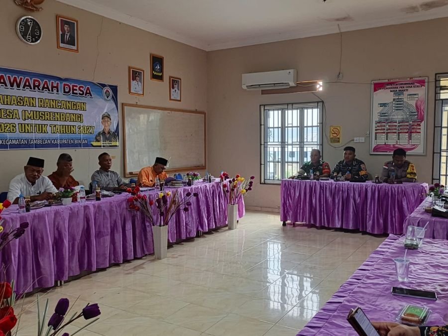 Babinsa Kukup Hadiri Musdes, Kawal Penetapan RKPDes Tahun 2027