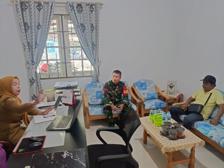 Babinsa Kundur Perkuat Sinergi Lewat Komsos Bersama Dispenda