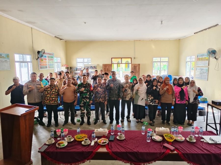 Babinsa Lubuk Ikut Rembuk Stunting, Cegah Gangguan Tumbuh Kembang Anak
