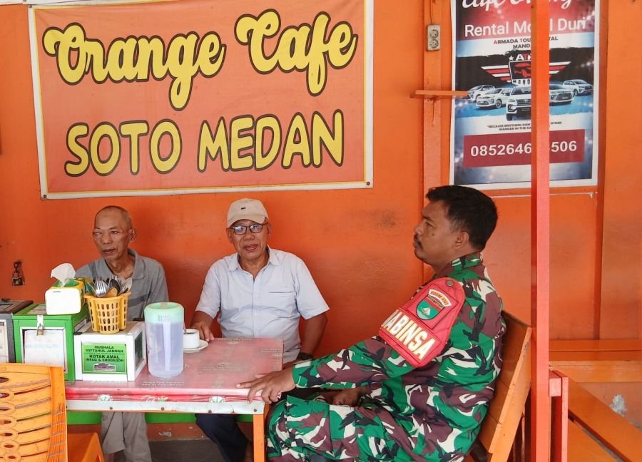 Babinsa mandau Melaksanakan Sosialisasi
