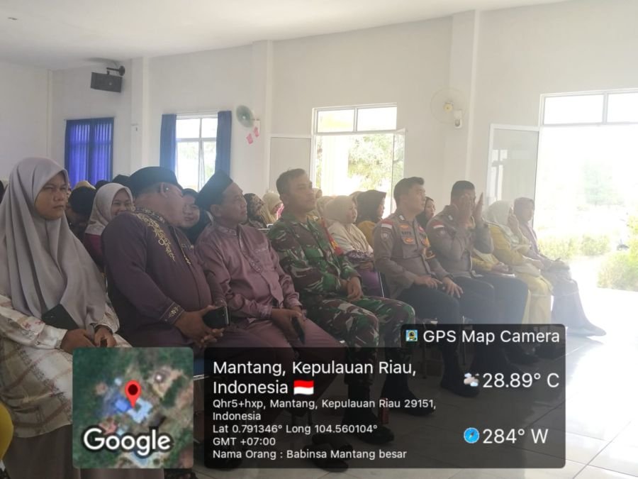 BABINSA MANTANG BESAR HADIRI PENYULUHAN HUKUM PENGELOLAAN KEUANGAN DESA
