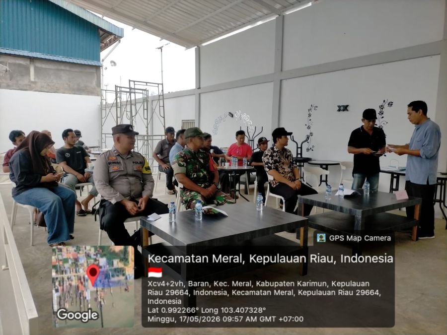 Babinsa Monitoring Pemilihan RW, Warga Baran Timur Tetap Kondusif