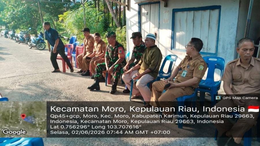 Babinsa Moro Beri Penghormatan Terakhir untuk Veteran Pejuang