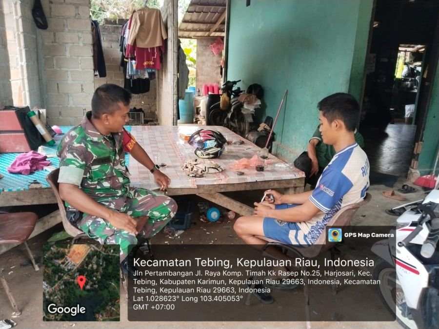 Babinsa Pamak Harjosari Ajak Warga Jaga Lingkungan dan Ketertiban
