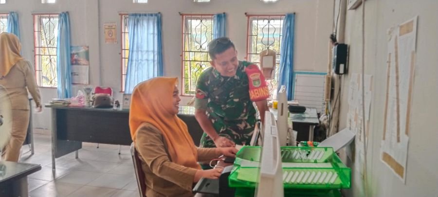 Babinsa Pamak Perkuat Koordinasi Pembangunan Bersama Pemerintah Kelurahan