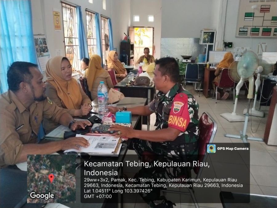 Babinsa Pamak Perkuat Sinergi dengan Lurah Demi Pelayanan Warga