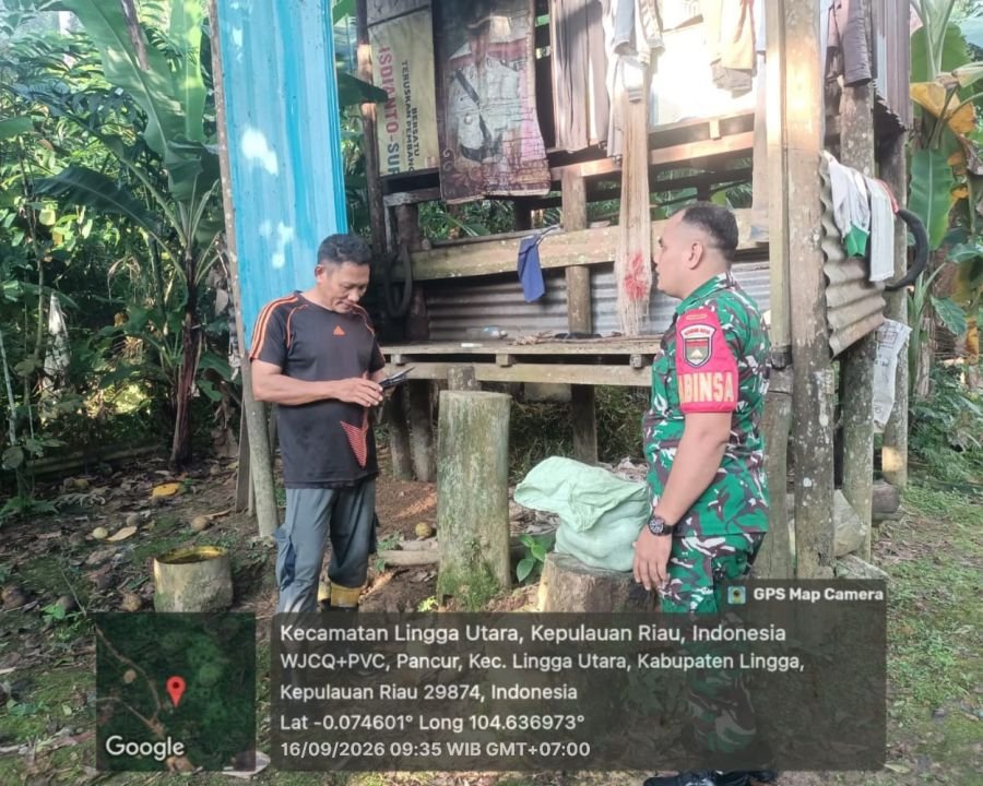 BABINSA PANCUR IMBAU WARGA JAGA KEBERSIHAN LINGKUNGAN DAN CEGAH KARHUTLA