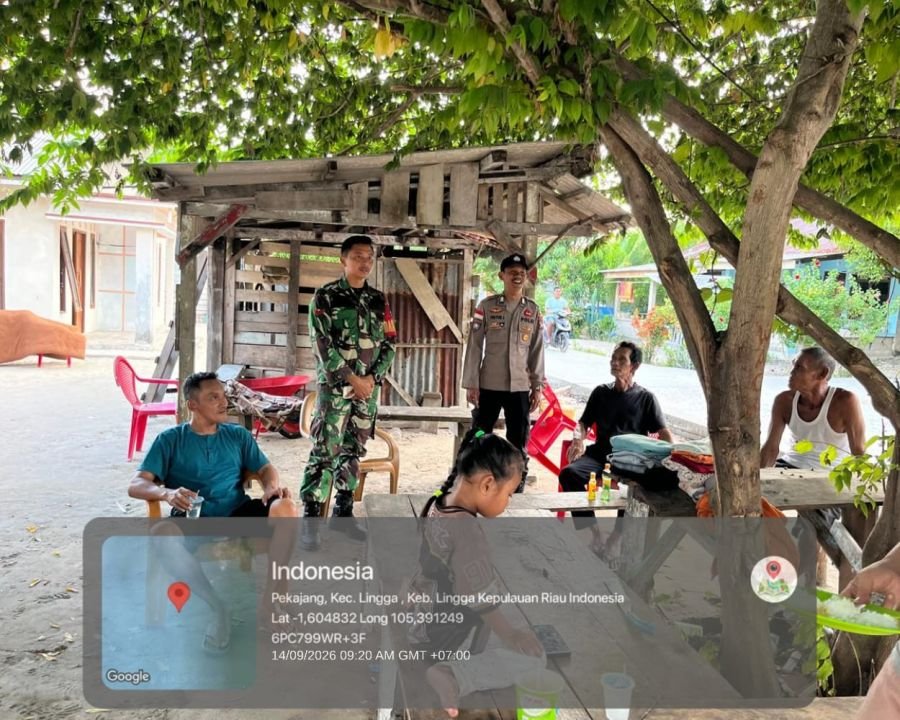 Babinsa Panggak Darat Tegaskan Sanksi bagi Pelaku Karhutla