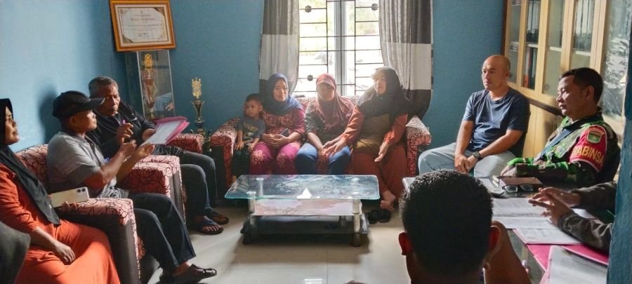 Babinsa Pangke Barat Bahas Solusi Sumur Kering Bersama Warga