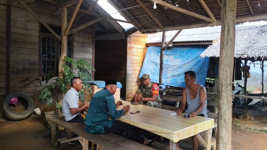 Babinsa Pangke Barat Perkuat Sinergi Keamanan Bersama Security PT Soma