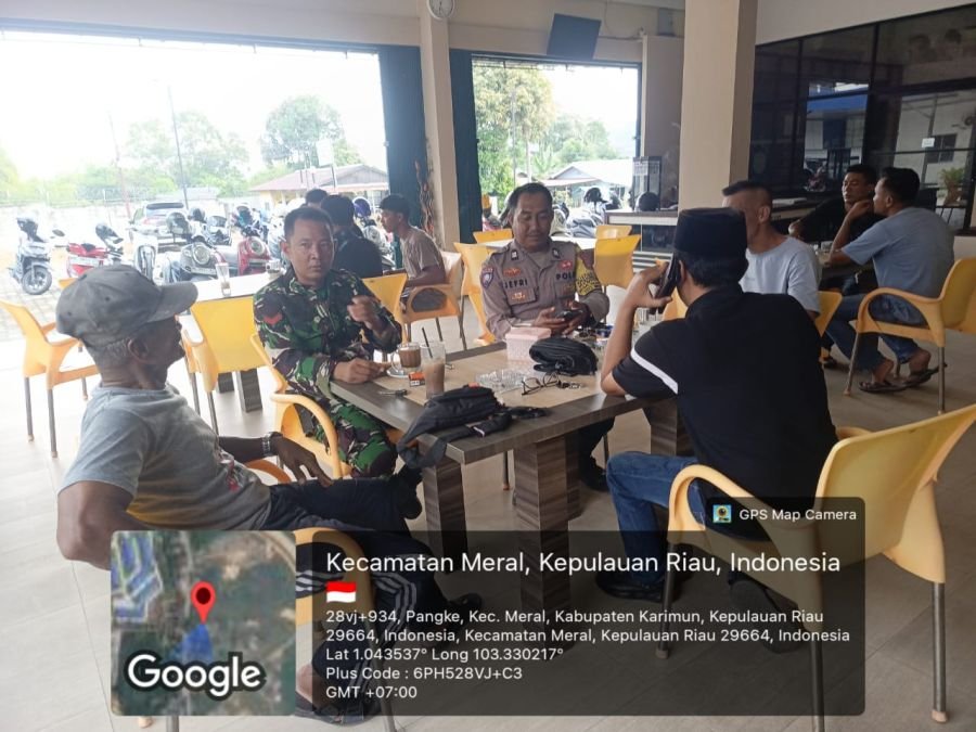 Babinsa Pangke Barat Perkuat Sinergi Bersama Kepala Desa