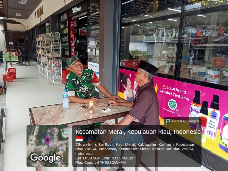 Babinsa Pangke Perkuat Kedekatan dengan Warga Lewat Komsos Humanis