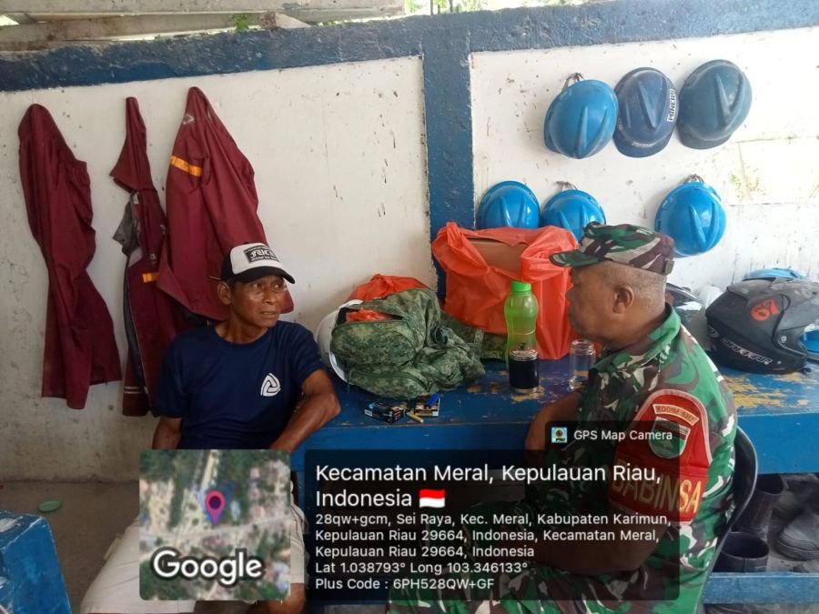 Babinsa Pangke Perkuat Kedekatan Warga Lewat Komsos Humanis