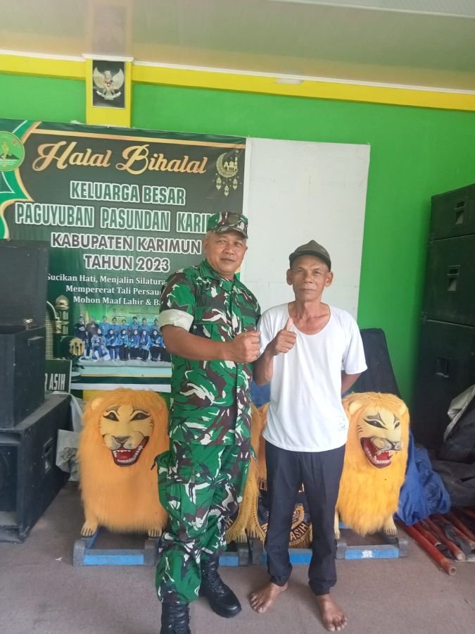 Babinsa Pangke Perkuat Persatuan Lewat Silaturahmi Budaya Pasundan