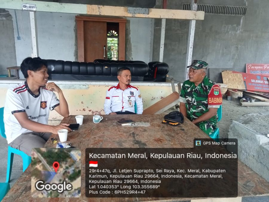 Babinsa Pangke Pererat Koordinasi, Bahas Keamanan dan Pembangunan Desa