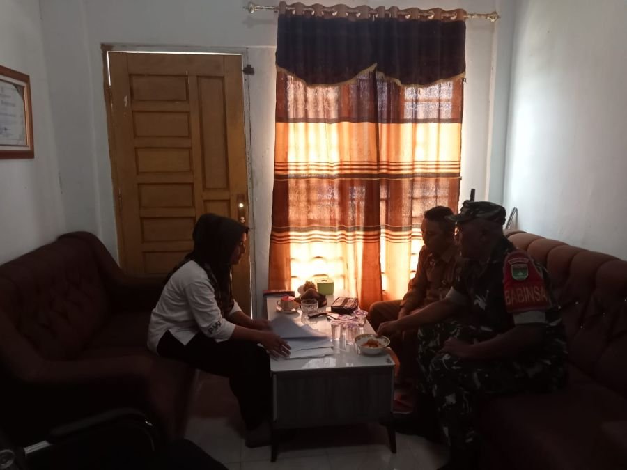 Babinsa Pangke Perkuat Sinergi, Komunikasi dengan Pemerintah Desa Terus Dijaga
