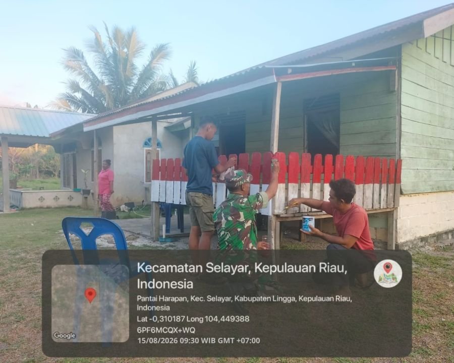 Babinsa Pantai Harapan Sambangi Warga, Perkuat Komsos dan Kedekatan TNI dengan Masyarakat