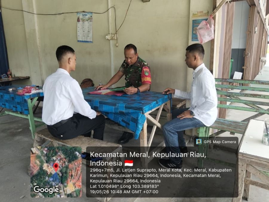 Babinsa Parit Benut Gencar Sosialisasi Rekrutmen TNI AD
