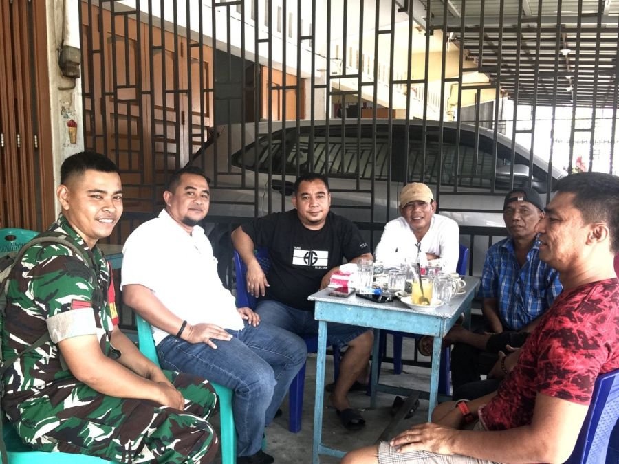 Babinsa Pasar Taluk Serap Aspirasi Pemuda Jaga Kondusivitas