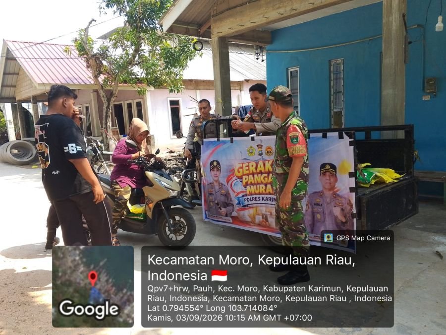 Babinsa Pauh Kawal Gerakan Pangan Murah, Warga Dapat Akses Pangan Terjangkau