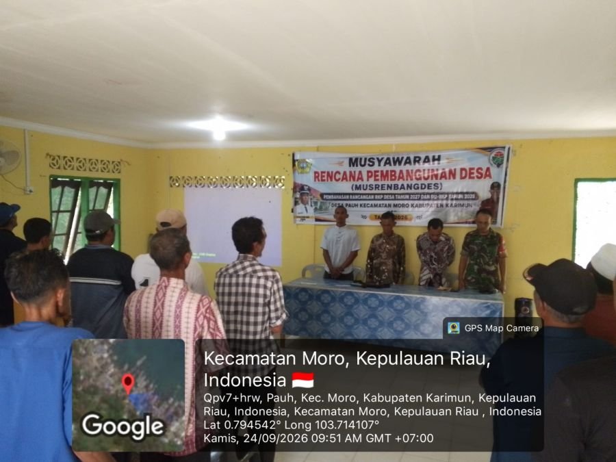 Babinsa Pauh Kawal Musrenbang, Rencana Pembangunan Desa Jadi Sorotan