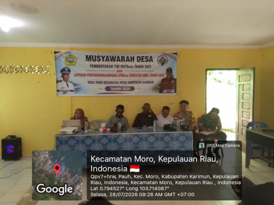 Babinsa Pauh Kawal Pembentukan Tim RKP Desa 2027