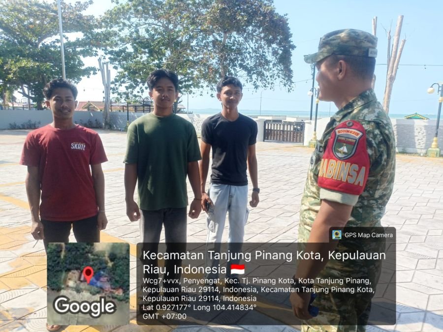 Babinsa Penyengat Berikan Himbauan dan Motivasi kepada Pemuda Calon Siswa TNI AD Tahun 2027