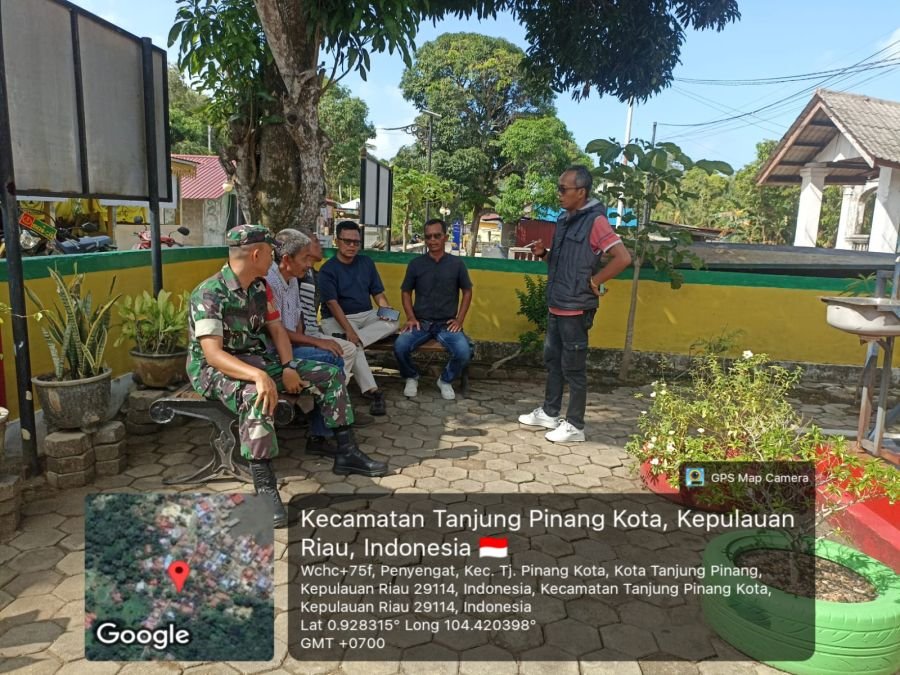 Babinsa Penyengat Perkuat Sinergi Kamtibmas Melalui Silaturahmi Bersama Lurah, Tokoh Masyarakat dan