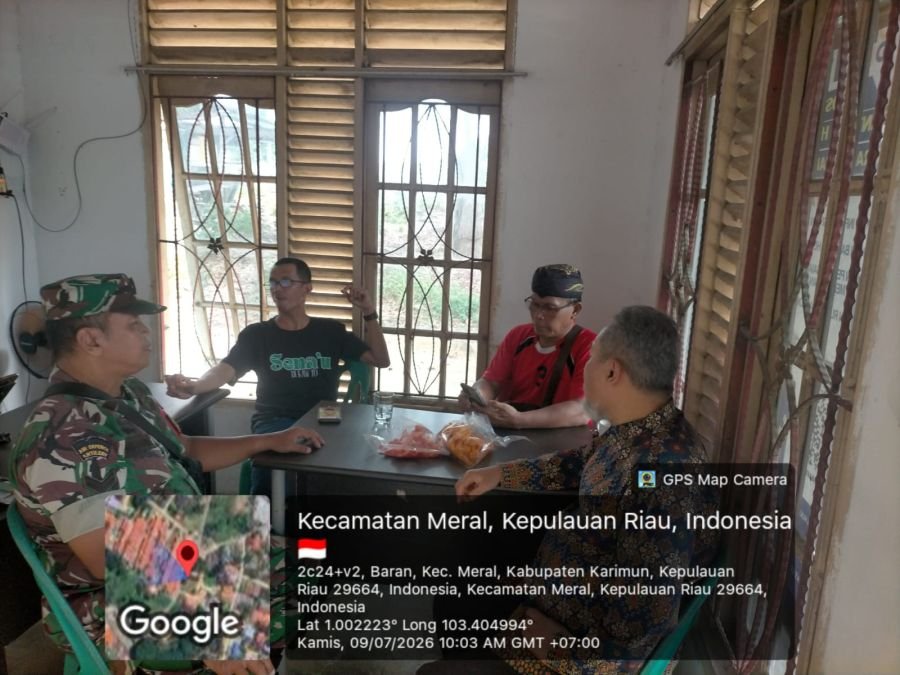 Babinsa Perkuat Sinergi, Pelayanan Publik Baran Timur Jadi Fokus