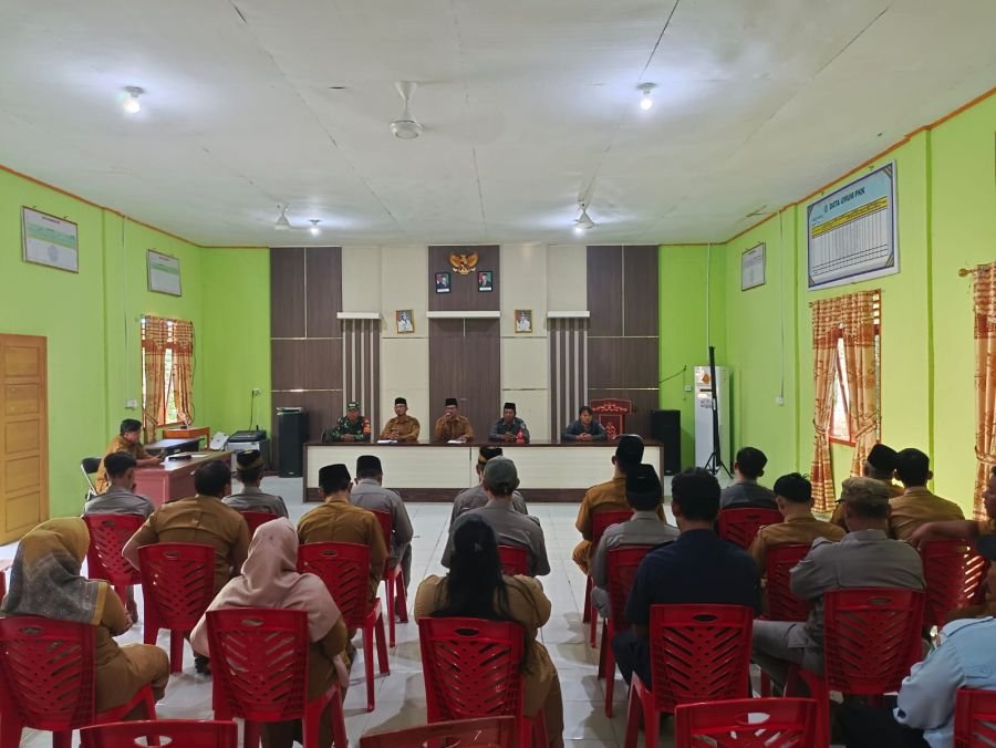 Babinsa pos Ramil Rupat Utara Desa suka damai  hadiri Rapat RKP