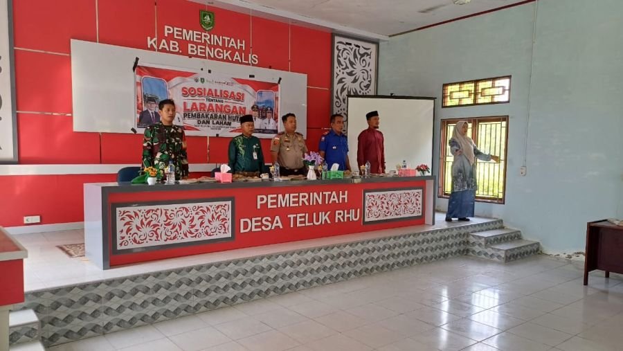 Babinsa posramil Rupat Utara hadiri sosialisai karlahut