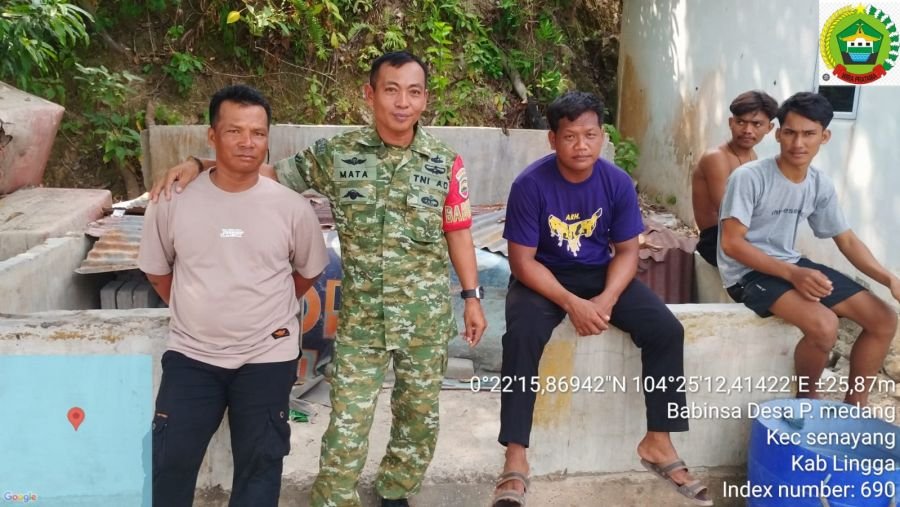 Babinsa Pulau Medang Perkuat Kesadaran Warga Cegah Karhutla Sejak Dini