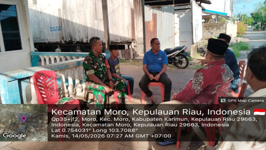 Babinsa Rawa Jaya Datangi Rumah Duka, Perkuat Kepedulian Sosial