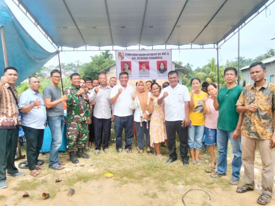 Babinsa Rejosari Hadiri Pemilihan Ketua RT 04, Berlangsung Aman dan Lancar