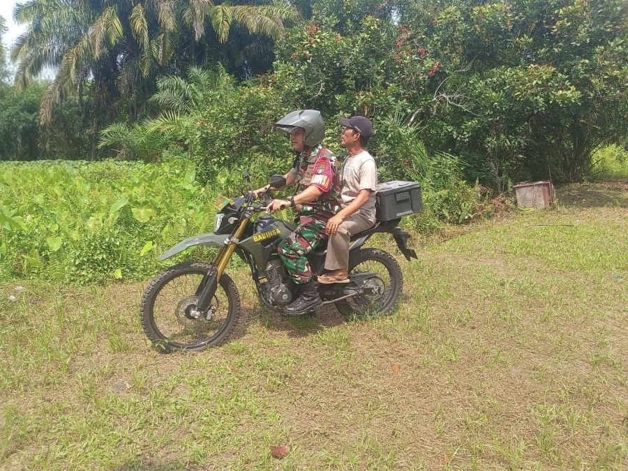Babinsa Rumbai Gencarkan Sosialisasi Karhutla, Warga Diimbau Waspadai Titik Api