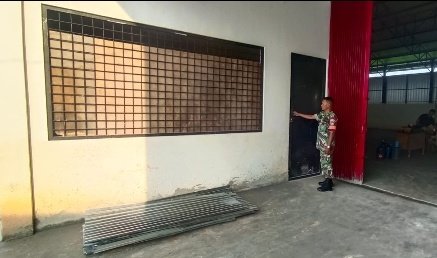 Babinsa Rumbai Intensif Pantau Pembanguna Koperasi Merah Putih, Progres Capai 95,64 Persen