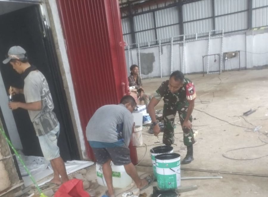 Babinsa Sagulung Ajak Warga Jaga Kerukunan dan Keselamatan