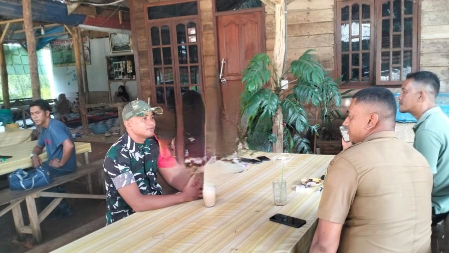 Babinsa Sebele Perkuat Sinergi dengan BPD dan Staf Kecamatan