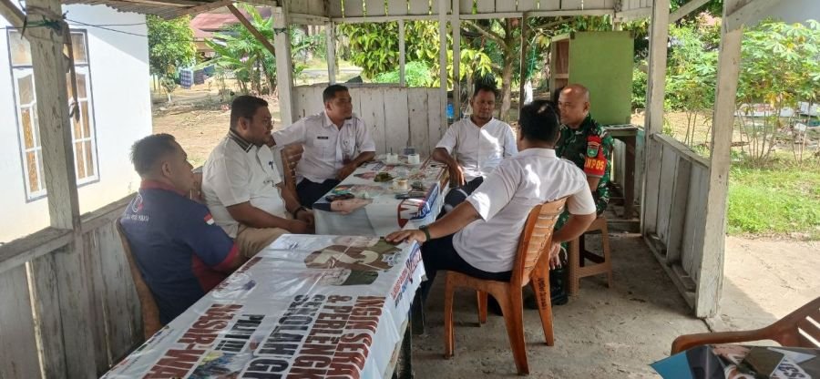 Babinsa Serka Rahman Tekankan Koordinasi Keamanan dan Antinarkoba di Wilayah Kabun
