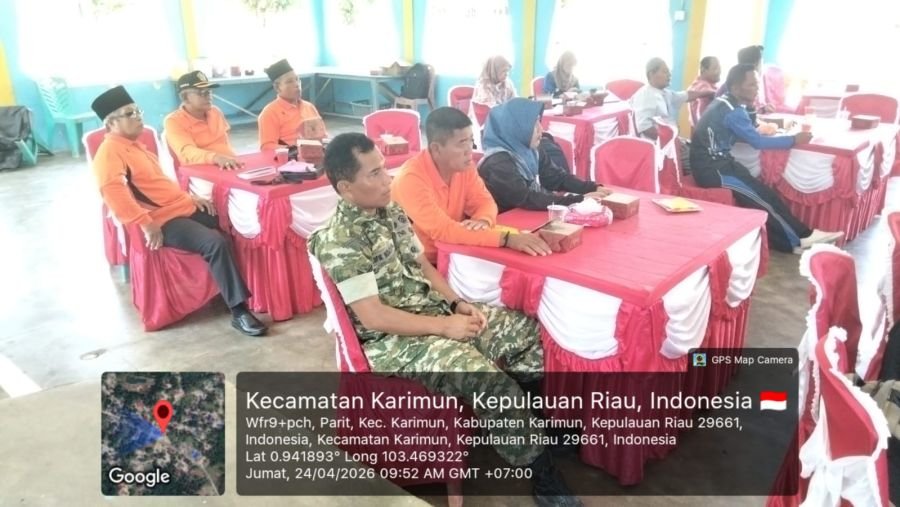 Babinsa Sertu Taufik Kawal Bimtek Keuangan Desa Selat Mendaun