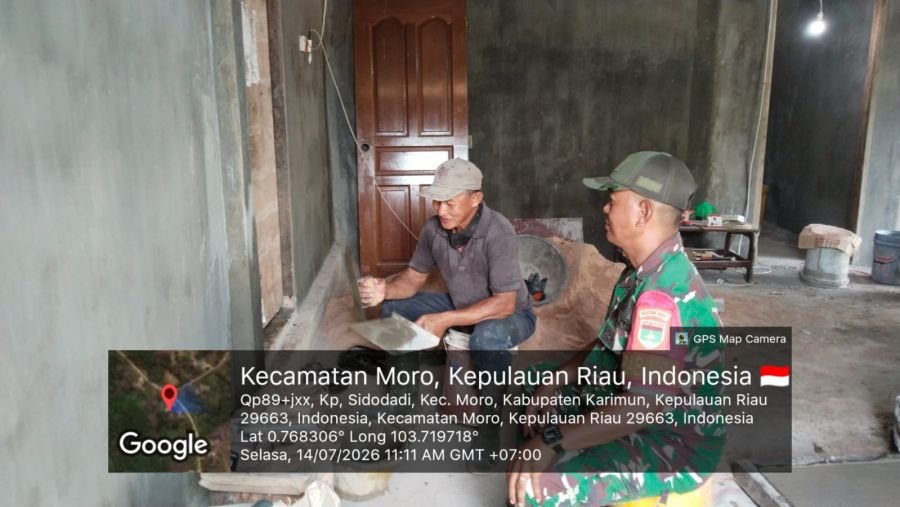 Babinsa Sugie Perkuat Kedekatan dengan Warga Lewat Komsos Humanis