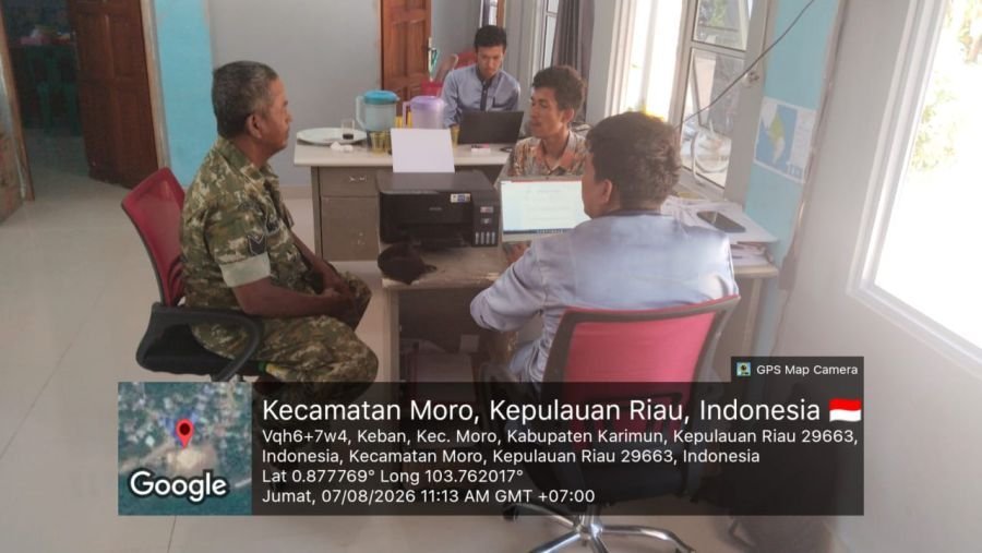 Babinsa Sugie Perkuat Sinergi Bersama Aparatur Desa Bulu Patah