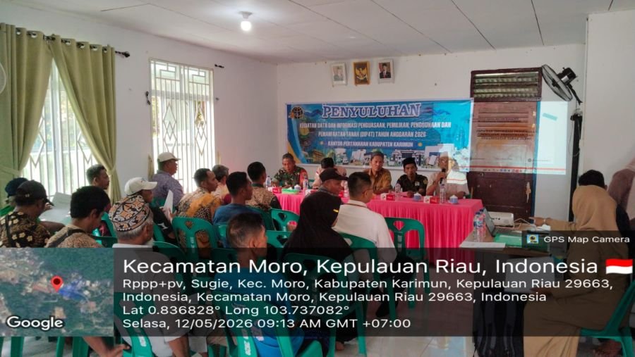 BABINSA SUGIE SERMA M. AMIN KAWAL PENYULUHAN BPN SOAL SERTIFIKAT TANAH SUGIE