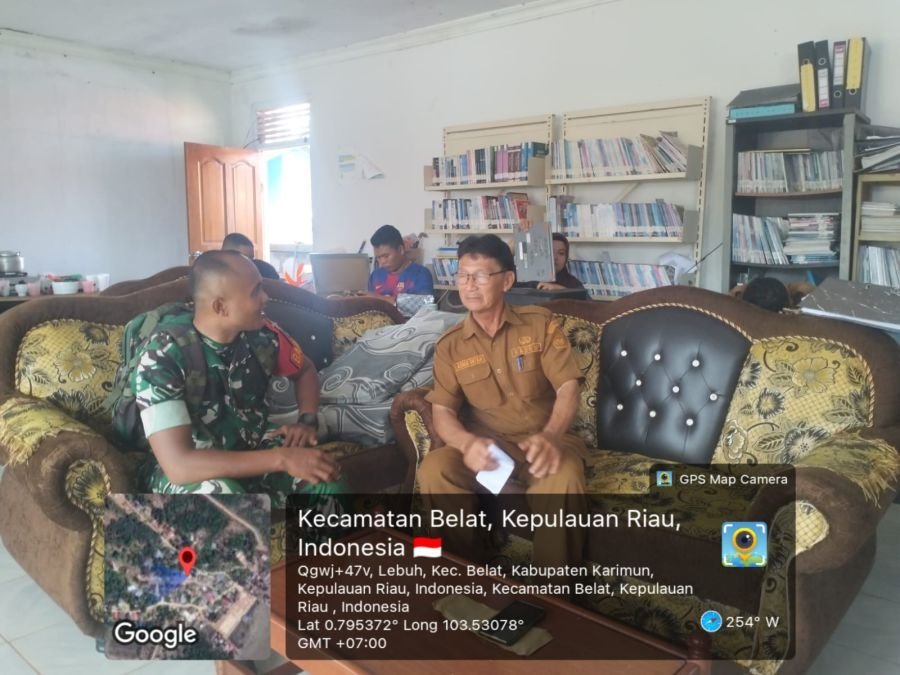 Babinsa Sungai Leboh Perkuat Sinergi Desa Demi Stabilitas Wilayah