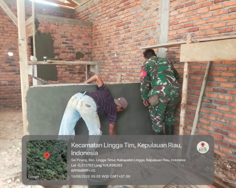 BABINSA SUNGAI PINANG SAMBANGI WARGA, PERKUAT KEMANUNGGALAN TNI DAN RAKYAT